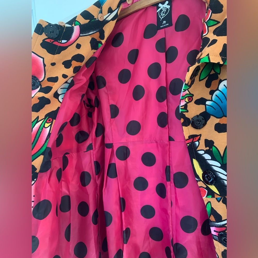 Iron Fist retro style leopard print coat - Picture 8 of 10